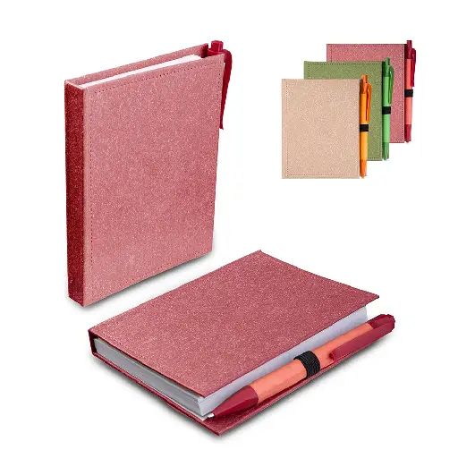 Mini Caderno A6 com caneta (13x11cm)